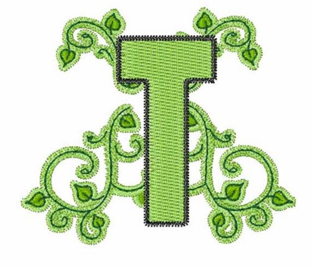 Picture of Vine T Machine Embroidery Design