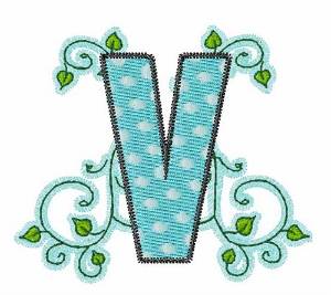 Picture of Vine V Machine Embroidery Design