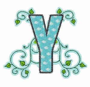 Picture of Vine Y Machine Embroidery Design