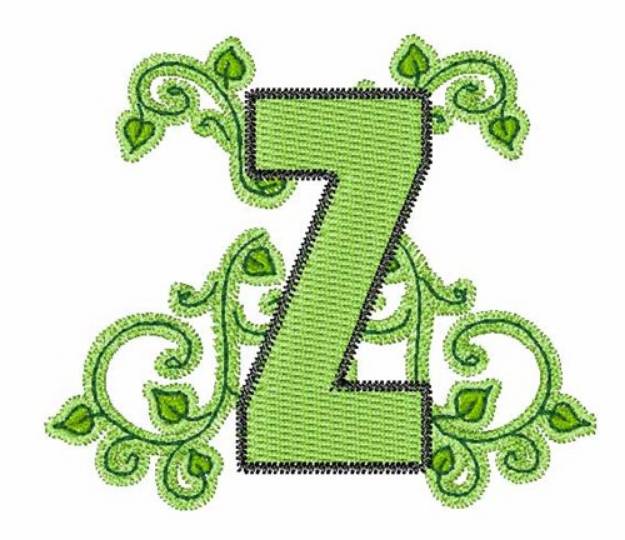 Picture of Vine Z Machine Embroidery Design