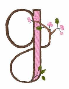 Picture of Cherry Blossom G Machine Embroidery Design
