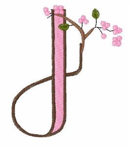 Picture of Cherry Blossom J Machine Embroidery Design