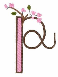 Picture of Cherry Blossom P Machine Embroidery Design