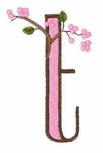 Picture of Cherry Blossom T Machine Embroidery Design