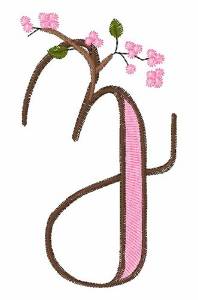 Picture of Cherry Blossom Z Machine Embroidery Design