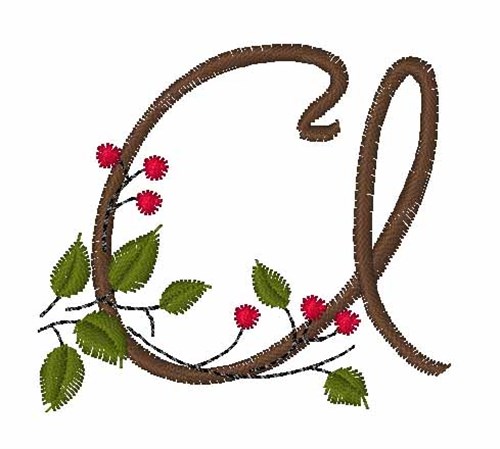 Christmas Holly A Machine Embroidery Design