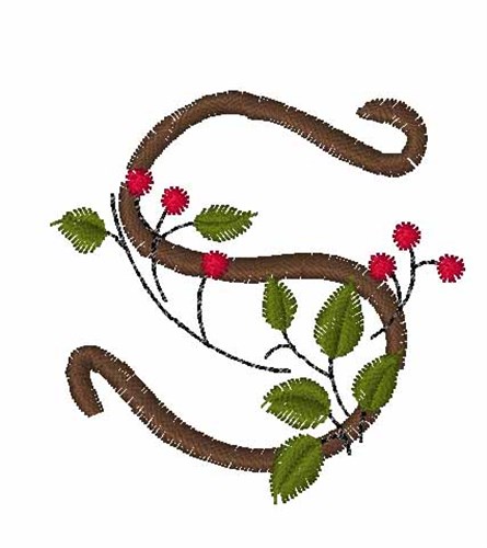 Christmas Holly S Machine Embroidery Design