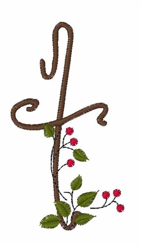 Christmas Holly T Machine Embroidery Design