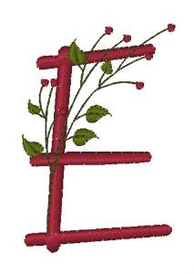 Picture of Holiday Holly E Machine Embroidery Design