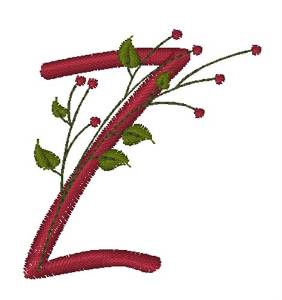Picture of Holiday Holly Z Machine Embroidery Design