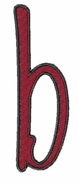 Picture of Curvy Handwriting B Machine Embroidery Design