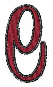 Picture of Curvy Handwriting E Machine Embroidery Design