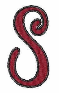 Picture of Curvy Handwriting S Machine Embroidery Design