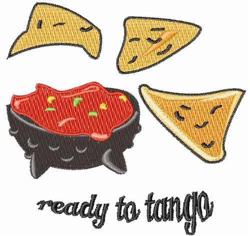Ready To Tango Machine Embroidery Design