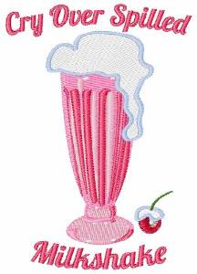 Picture of Spilled Milkshake Machine Embroidery Design