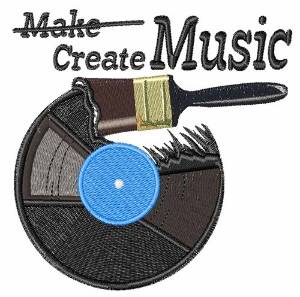 Picture of Create Music Machine Embroidery Design