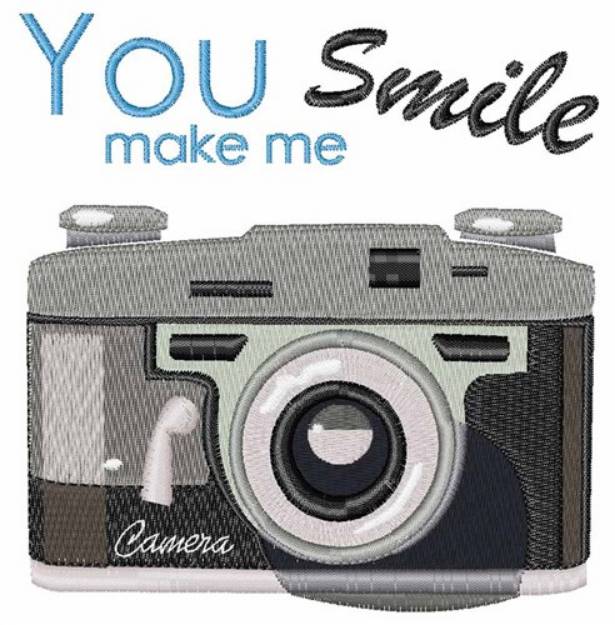 Picture of You Smile Machine Embroidery Design