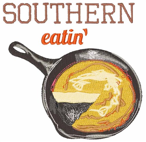 Southern Eatin Machine Embroidery Design
