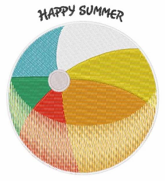 Picture of Happy Summer Machine Embroidery Design