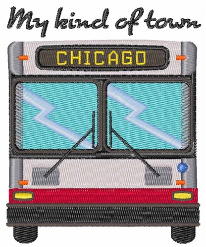 My Kind Of Town Machine Embroidery Design