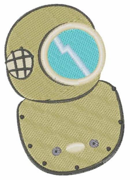 Picture of Dive Helmet Machine Embroidery Design