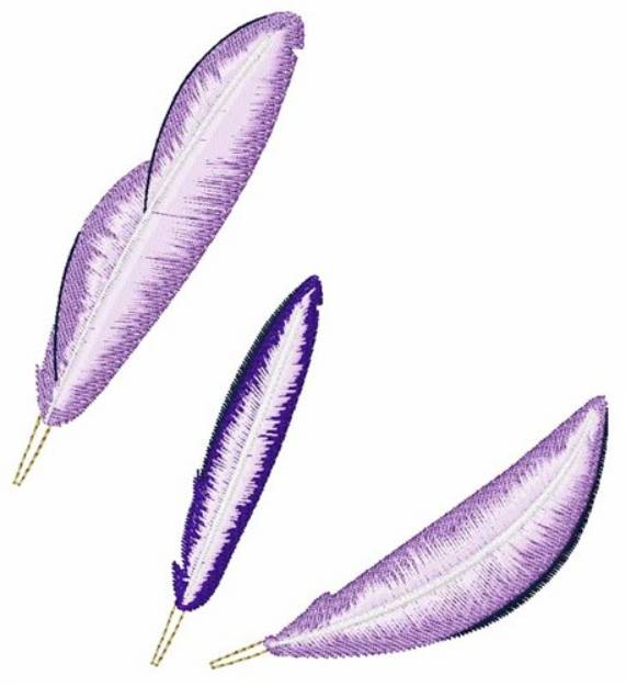 Picture of Bird Feathers Machine Embroidery Design
