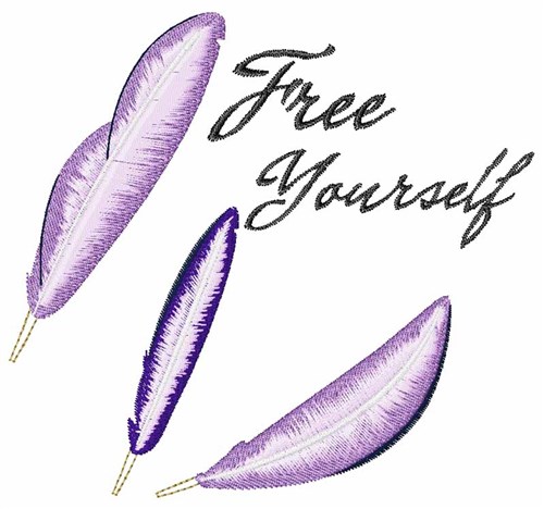 Free Yourself Machine Embroidery Design