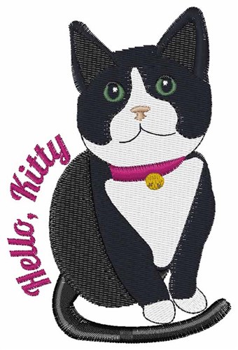 Hello Kitty Machine Embroidery Design