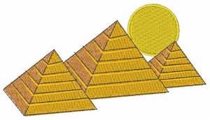 Picture of Egyptian Pyramids Machine Embroidery Design