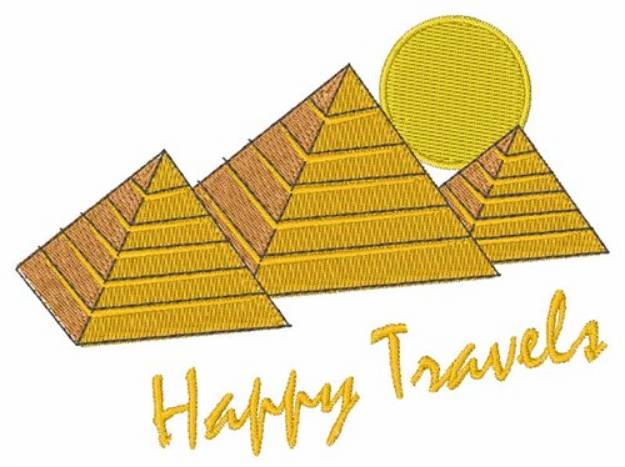 Picture of Happy Travels Machine Embroidery Design