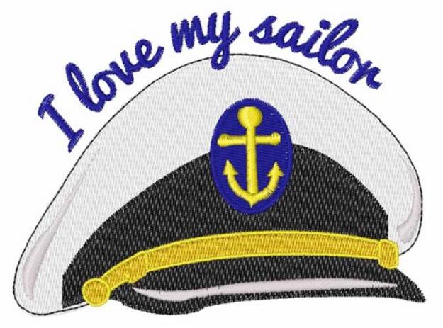 Picture of Love My Sailor Machine Embroidery Design