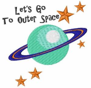 Picture of To Outer Space Machine Embroidery Design