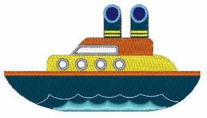 Picture of Ocean Liner Machine Embroidery Design