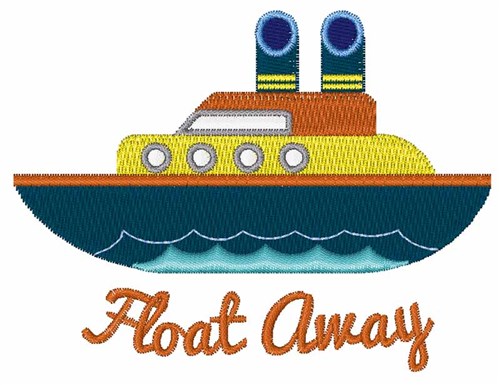 Float Away Machine Embroidery Design