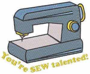 Picture of Sew Talented Machine Embroidery Design