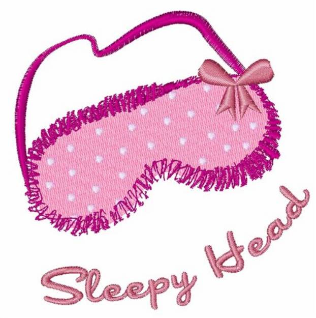 Picture of Sleepy Head Machine Embroidery Design