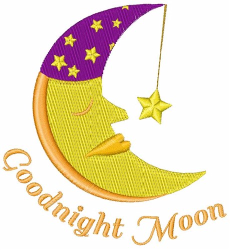 Goodnight Moon Machine Embroidery Design