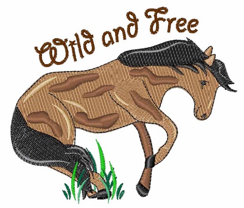 Wild And Free Machine Embroidery Design