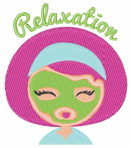 Relaxation Machine Embroidery Design