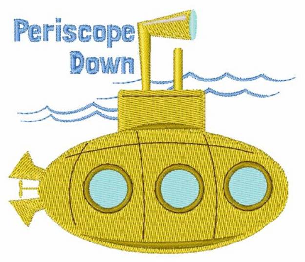 Picture of Periscope Down Machine Embroidery Design