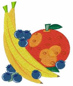 Picture of Colorful Fruit Machine Embroidery Design