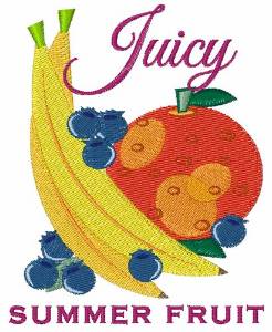 Picture of Juicy Fruit Machine Embroidery Design