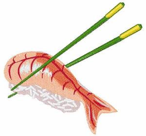 Picture of Sushi Meal Machine Embroidery Design