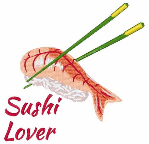 Picture of Sushi Lover Machine Embroidery Design