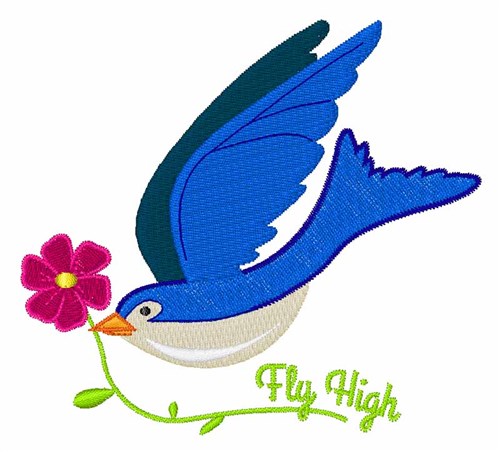 Fly High Machine Embroidery Design