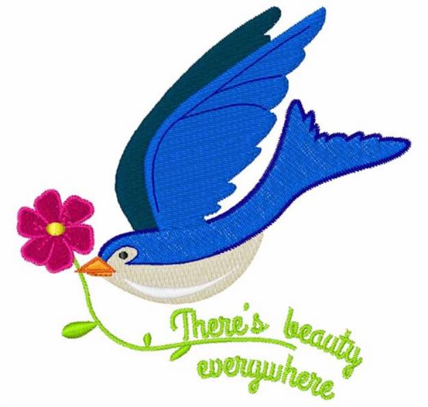 Picture of Beauty Everywhere Machine Embroidery Design
