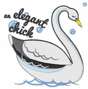 Picture of Elegant Chick Machine Embroidery Design