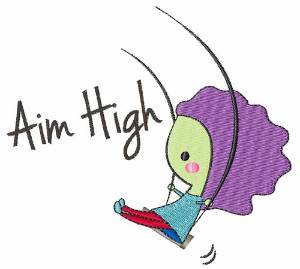 Picture of Aim High Machine Embroidery Design