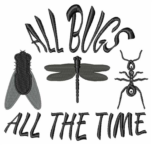 All Bugs Machine Embroidery Design
