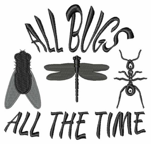 Picture of All Bugs Machine Embroidery Design